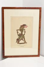 Oude Steendruk Wayang Indonesia 1919, Antiek en Kunst, Ophalen of Verzenden