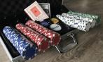 Nieuw pokerkoffer 300 chips compleet Texas Hold'em, Hobby en Vrije tijd, Gezelschapsspellen | Kaartspellen, Ophalen, Nieuw