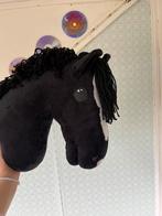 Hobbyhorse stokpaard inclusief oornetje zwart bles, Nieuw, Ophalen of Verzenden