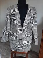 Vintage leren jas. Zebra print, Ophalen of Verzenden, Zo goed als nieuw, Maat 38/40 (M), Zwart