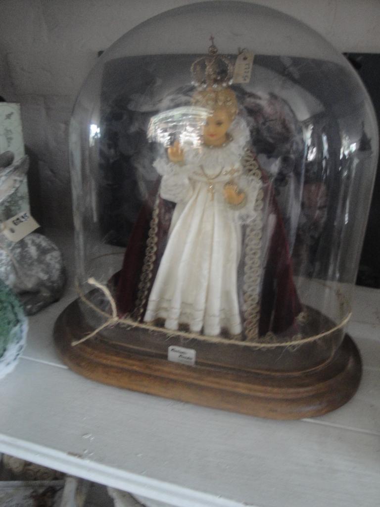 antieke stolp kindje van praag heel mooi gedetailleerd, Antiek en Kunst, Ophalen of Verzenden