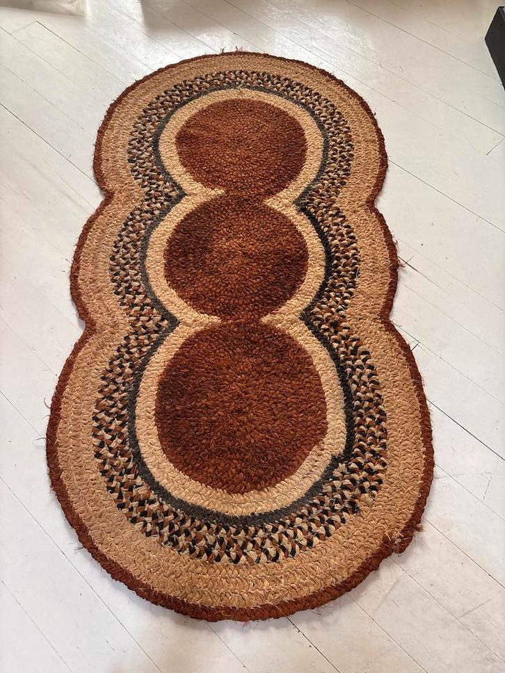 Handgeweven Baobab vloerkleed, Huis en Inrichting, Stoffering | Tapijten en Kleden, Gebruikt, 100 tot 150 cm, 200 cm of meer, Overige vormen