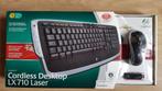 Logitech Cordless Desktop LX710 Laser toetsenbord en muis, Nieuw, Ophalen of Verzenden, Draadloos, Qwerty