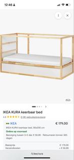 IKEA Kura bed (omkeerbaar), Ophalen, 85 tot 100 cm, Zo goed als nieuw, Matras