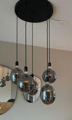 Hanglamp dimbaar met 5 bollen, verstelbaar, Huis en Inrichting, Lampen | Hanglampen, Glas, Modern, chique, Zo goed als nieuw, Ophalen