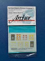 Archer AR35203 WWII German Infantry Div. marks 1/35, Hobby en Vrije tijd, Modelbouw | Overige, Ophalen of Verzenden, Nieuw, Groter dan 1:32