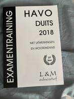 Matthias J Rozemond - Havo Duits 2018 examen training, Ophalen of Verzenden, Zo goed als nieuw, Matthias J Rozemond; Marie-Thérèse Janssens