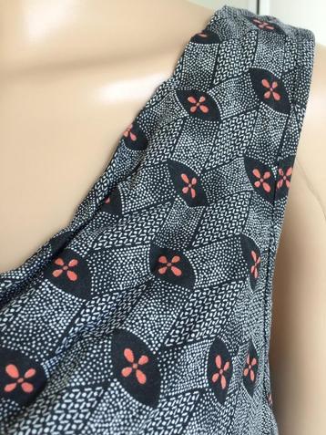 B877 Pimkie: jurkje jurk tuniek Maat M=38-40 grijs/zwart/ora beschikbaar voor biedingen