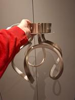 Plafondlamp Zilver Kyra - LED Strip, Ophalen, Nieuw, Metaal, Modern