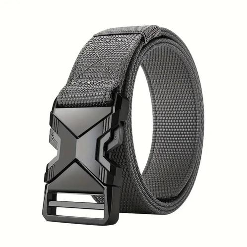 Nieuwe Broekriem "X"  m/snelsluiting one click releasesystem, Kleding | Heren, Riemen en Ceinturen, Nieuw, Verzenden