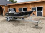 Aluminium console boot Marine 450 Family, Watersport en Boten, Benzine, Buitenboordmotor, Tot 6 meter, Zo goed als nieuw