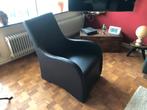(Kunst?)lederen fauteuil, Ophalen, Zo goed als nieuw, Minder dan 75 cm, 50 tot 75 cm