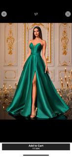 Groene Galajurk Nieuw, Kleding | Dames, Jurken, Ophalen of Verzenden, Nieuw, Groen, Onder de knie