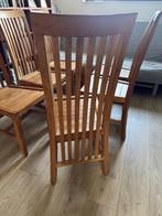 Teakhouten eetkamerstoelen, Huis en Inrichting, Ophalen, Gebruikt, Bruin, Teak