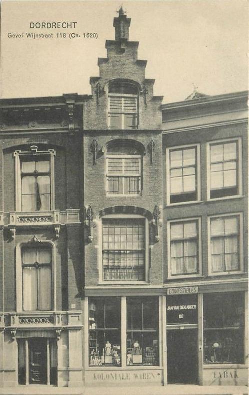 (386-279-039) Dordrecht Wijnstraat, Verzamelen, Ansichtkaarten | Nederland, Zuid-Holland, Verzenden