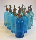 mooie collectie antieke spuitflessen siffonflessen France, Antiek en Kunst, Verzenden