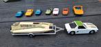 Partij van 6 fiat bertone x1/9 schaalmodellen en 2 runabouts, Ophalen of Verzenden, Gebruikt