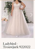 Trouwjurk met hoepel en corset, Ophalen of Verzenden, Zo goed als nieuw, Overige kleuren, Trouwjurk