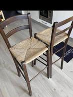Bar chairs in wood, Huis en Inrichting, Barkrukken, 1 kruk, Ophalen of Verzenden, Zo goed als nieuw, 60 tot 90 cm