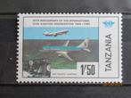 POSTZEGEL  TANZANIA 1984 - VLIEGTUIG - PF   =1156=, Postzegels en Munten, Postzegels | Afrika, Ophalen of Verzenden, Tanzania