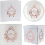 Pluche bruidspaar in de vorm van 2 eitjes, Hobby en Vrije tijd, Feestartikelen, Versiering, Nieuw, Ophalen of Verzenden, Info@sweet-one.nl