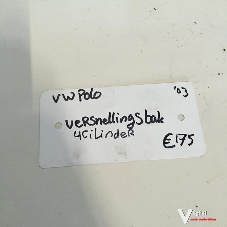 Vw Polo 2003  4 cilinder  Versnellingsbak, Auto-onderdelen, Transmissie en Toebehoren, Gebruikt, Ophalen