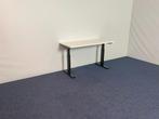 4 x Bureau Voortman (slinger), wit blad, 120 x 60 cm., Huis en Inrichting, Bureaus, Ophalen, In hoogte verstelbaar, Gebruikt, Bureau
