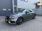 Mercedes-Benz C-klasse 180 AMG Panoramadak, LED, Navi, Night, Automaat, 65 €/maand, Leder en Stof, 710 kg