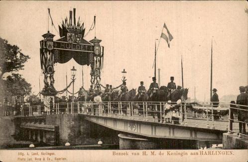 Harlingen, Verzamelen, Ansichtkaarten | Nederland, Gelopen, Friesland, Voor 1920, Verzenden