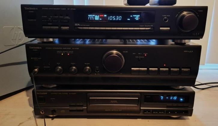 Technics set versterker SU A700 en Tuner 550 Cd speler, Audio, Tv en Foto, Stereo-sets, Zo goed als nieuw, Overige merken, Losse componenten