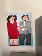 Schilderij Dikke Dames, Antiek en Kunst, Kunst | Schilderijen | Modern, Ophalen