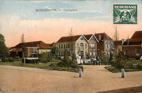 Bodegraven - Stadspark, Verzamelen, Ansichtkaarten | Nederland, Gelopen, Zuid-Holland, Voor 1920, Ophalen of Verzenden