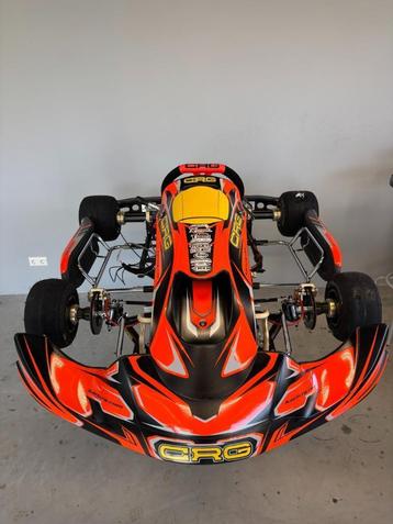 CRG KT2 2024 schakelkart rolling chassis 2 races oud beschikbaar voor biedingen