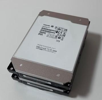 Toshiba MG09 18TB 3.5" SATA III MG09ACA18TE (2 stuks) beschikbaar voor biedingen
