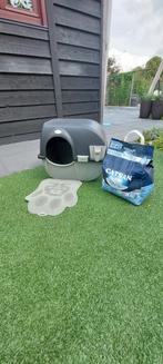 Omega paw zelfreinigende kattenbak, Ophalen of Verzenden, Zelfreinigend, Gebruikt, Gesloten