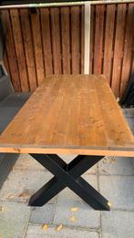 Nieuwstaat! Zeer mooie buitentafel, Tuin en Terras, Ophalen of Verzenden, Zo goed als nieuw, Rechthoekig, Hout