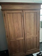 Teakhouten Computerkast met CD-DVD Rek, Huis en Inrichting, Ophalen, Gebruikt, Koloniaal teak, 40 tot 80 cm