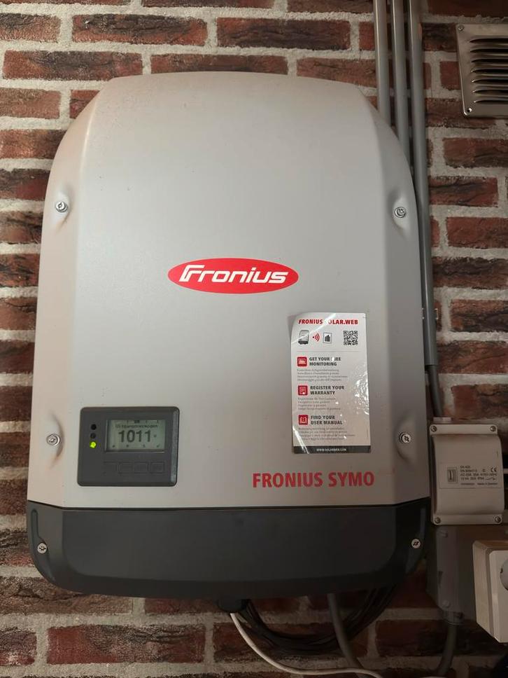 Zonnepanelen Solar Frontier & Fronius Omvormer, Doe-het-zelf en Verbouw, Zonnepanelen en Toebehoren, Gebruikt, Compleet systeem