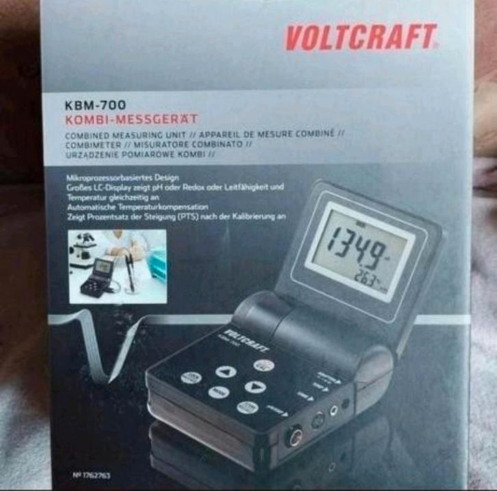 Voltcraft kbm-700 geleidsbaarheidsmeter temp/zout/orp/ph(NIE, Tuin en Terras, Vijver-toebehoren, Nieuw, Overige typen, Ophalen of Verzenden