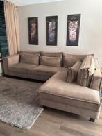 Bank velvet velours taupe eric kuster style, Ophalen of Verzenden, Zo goed als nieuw