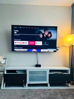 Ikea TV meubel met glasplaat, Ophalen, 150 tot 200 cm, Zo goed als nieuw, Minder dan 100 cm