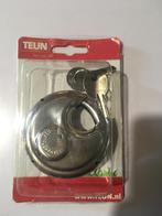 Teun discusslot / hangslot 1x gebruikt 70mm, Ophalen of Verzenden, Zo goed als nieuw, Rvs, Slot