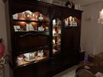 Antieke kersenhouten tv kast met verlichting, Antiek en Kunst, Ophalen