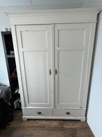 Mooie landelijke kledingkast/ linnenkast met 2 grote lades, Huis en Inrichting, Kasten | Kledingkasten, Ophalen, 100 tot 150 cm