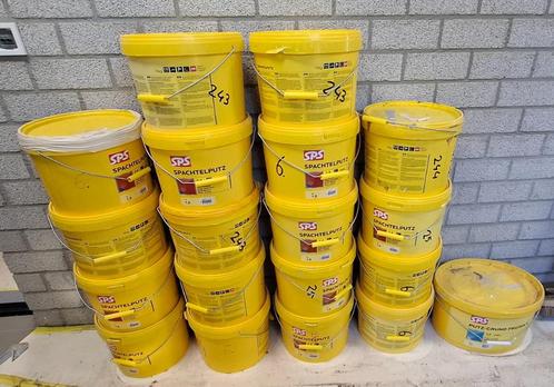 SPS Spachtelputz BB - verschillende kleuren, Doe-het-zelf en Verbouw, Verf, Beits en Lak, Zo goed als nieuw, Verf, 20 liter of meer