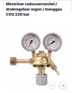 Mestriner reduceerventiel / drukregelaar argon / menggas CO2, Doe-het-zelf en Verbouw, Ophalen of Verzenden, Nieuw
