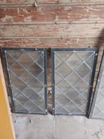 2 glas in loodramen, Ophalen of Verzenden