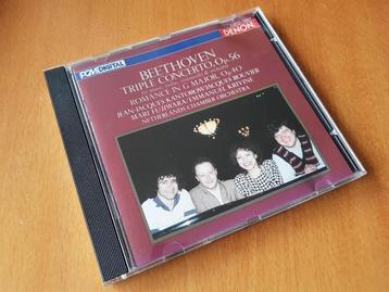 BEETHOVEN: Tripelconcert / Vioolromance in G  (DENON) beschikbaar voor biedingen