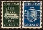 Nederland NVPH nr 325/6 gestempeld Spoorwegen 1939, Postzegels en Munten, Verzenden, T/m 1940, Gestempeld