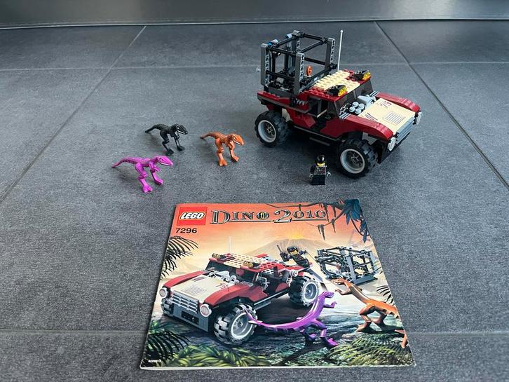 Lego Dino-jager (7296) -Compleet en in zeer goede staat., Kinderen en Baby's, Speelgoed | Duplo en Lego, Zo goed als nieuw, Lego
